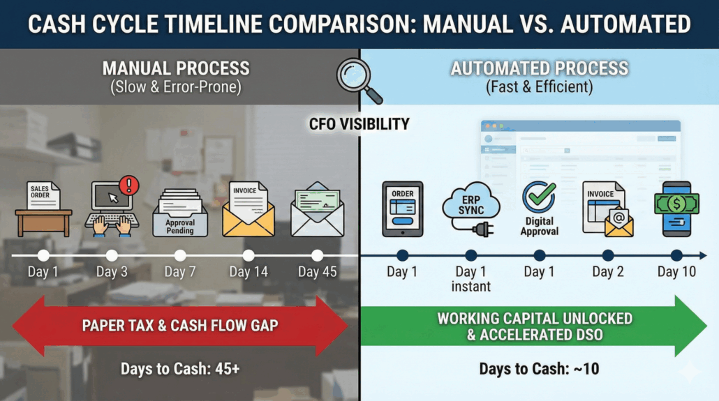 cash flow cycle mosaic
