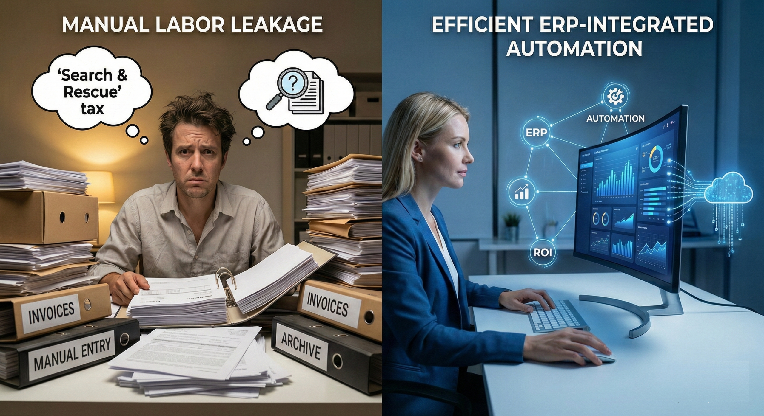 2 images side by side labor tax vs ERP integration